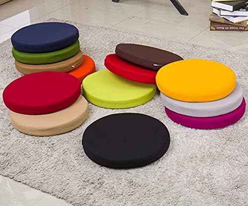 Loveboat Outdoor Bistro Chair Cushion Water Resistant Round Bar Stool Cushion 15 in Navy Blue